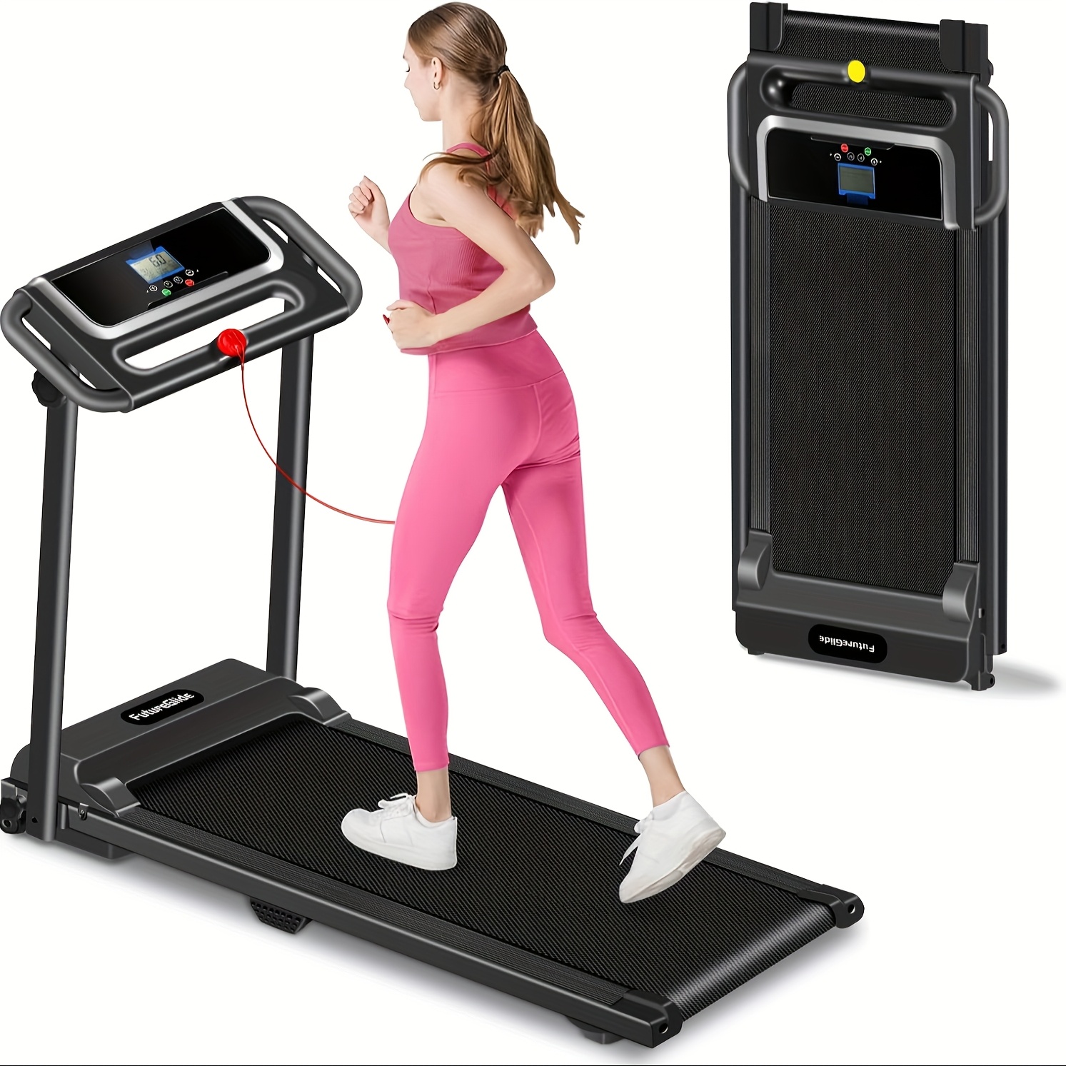 Treadmill Ypoo Folding Walking Treadmill Ypoo Treadmill Pad