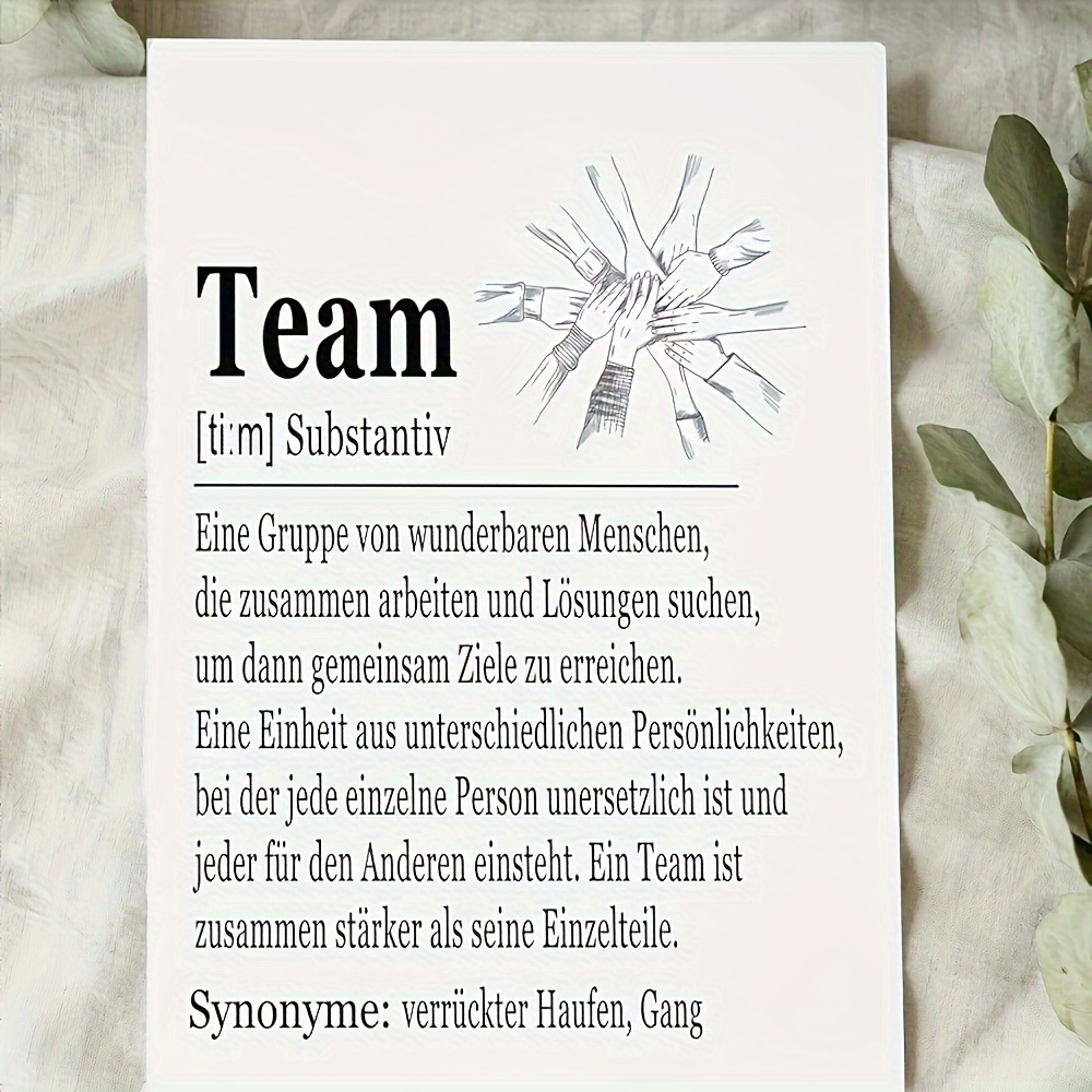 

15-pack A6 German Team Appreciation Cards With Envelopes, Office Farewell, Gifts, Employee Christmas & Thank You Notes