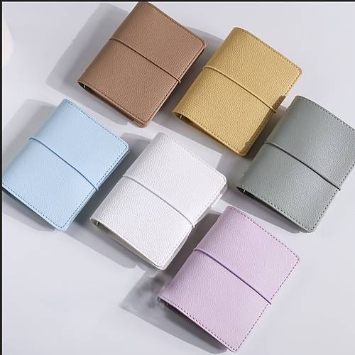 1 pc m5 ring binder compatible booklets a5 like portable loose leaf notebooks with tabbed sections binder binders brown blue for durable paper binding