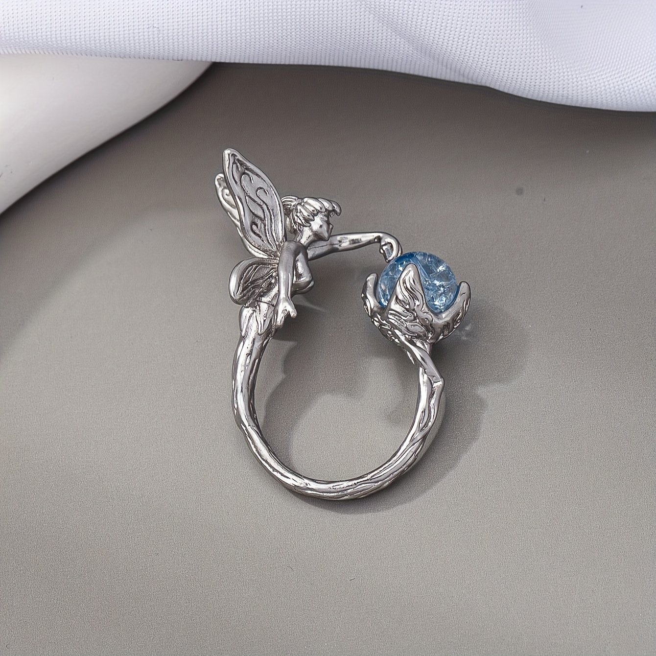 Minimalist Retro Pixie Ring, Magical Design