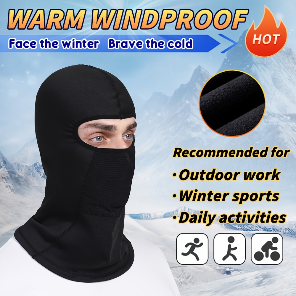 Balaclava Face Mask Men Women, Ski Scarf Windproof Cooling Ice Silk Face  Mask, Sun Wind UV Protection Balaclava Hood For Cycling Motorcycling Skiing  S