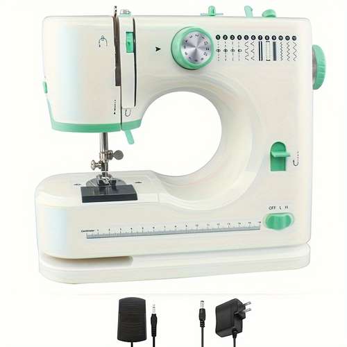 Machine à Coudre Mini Électrique Outbit 202A - Kit 99 Pièces + Pédale - Idéale Débutants