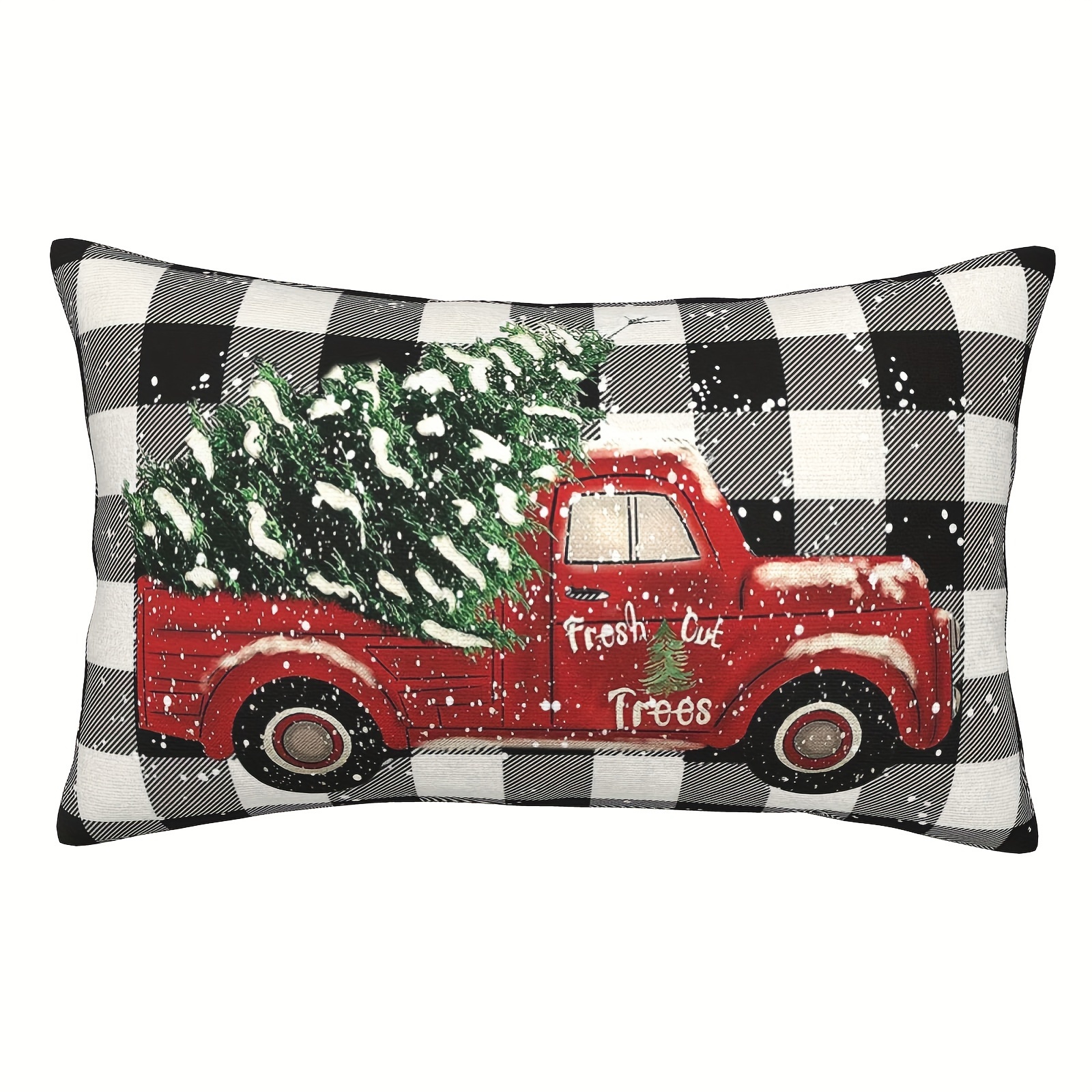 

& Christmas Tree - 12x20 , Red For Sofa And , Zip , , For Christmas
