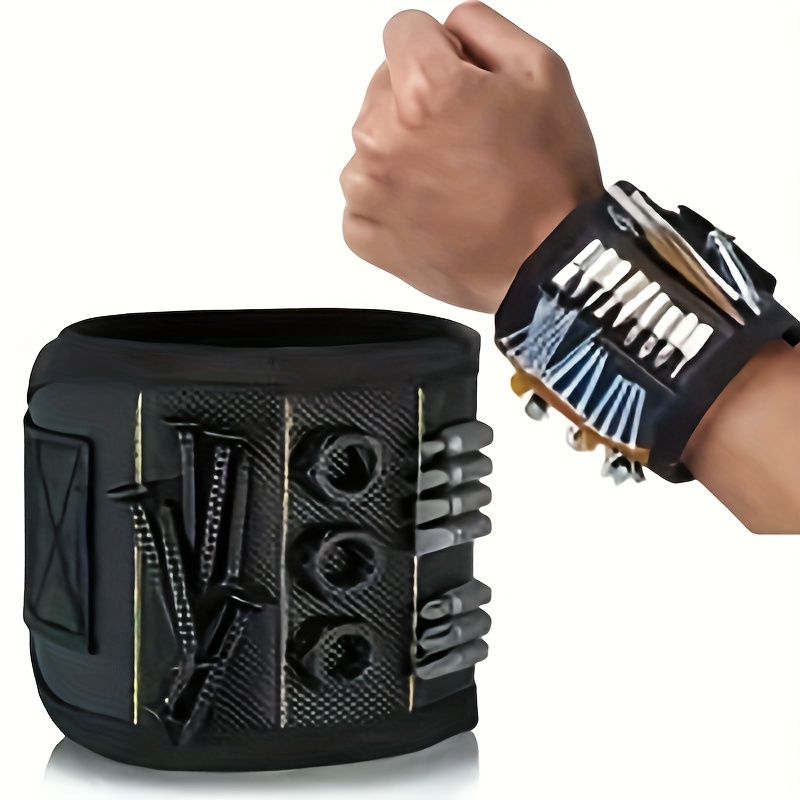 TEMU A Magnetic Wristband With Powerful Magnets To Hold Screws, Nails, Drills - The Best Unique Christmas Gift For Men