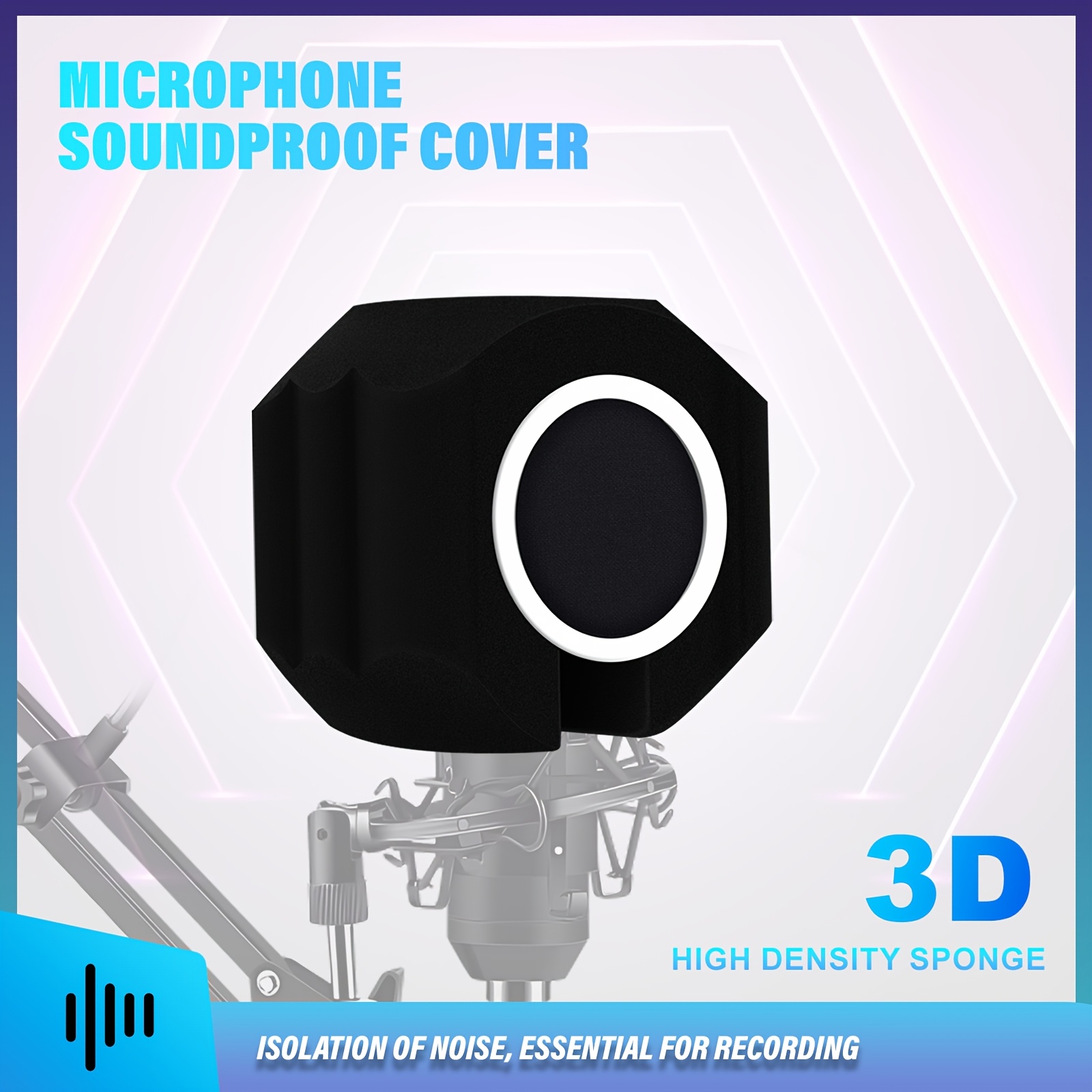 

3d -density Foam Pop Filter, -splash, For , For Microphones