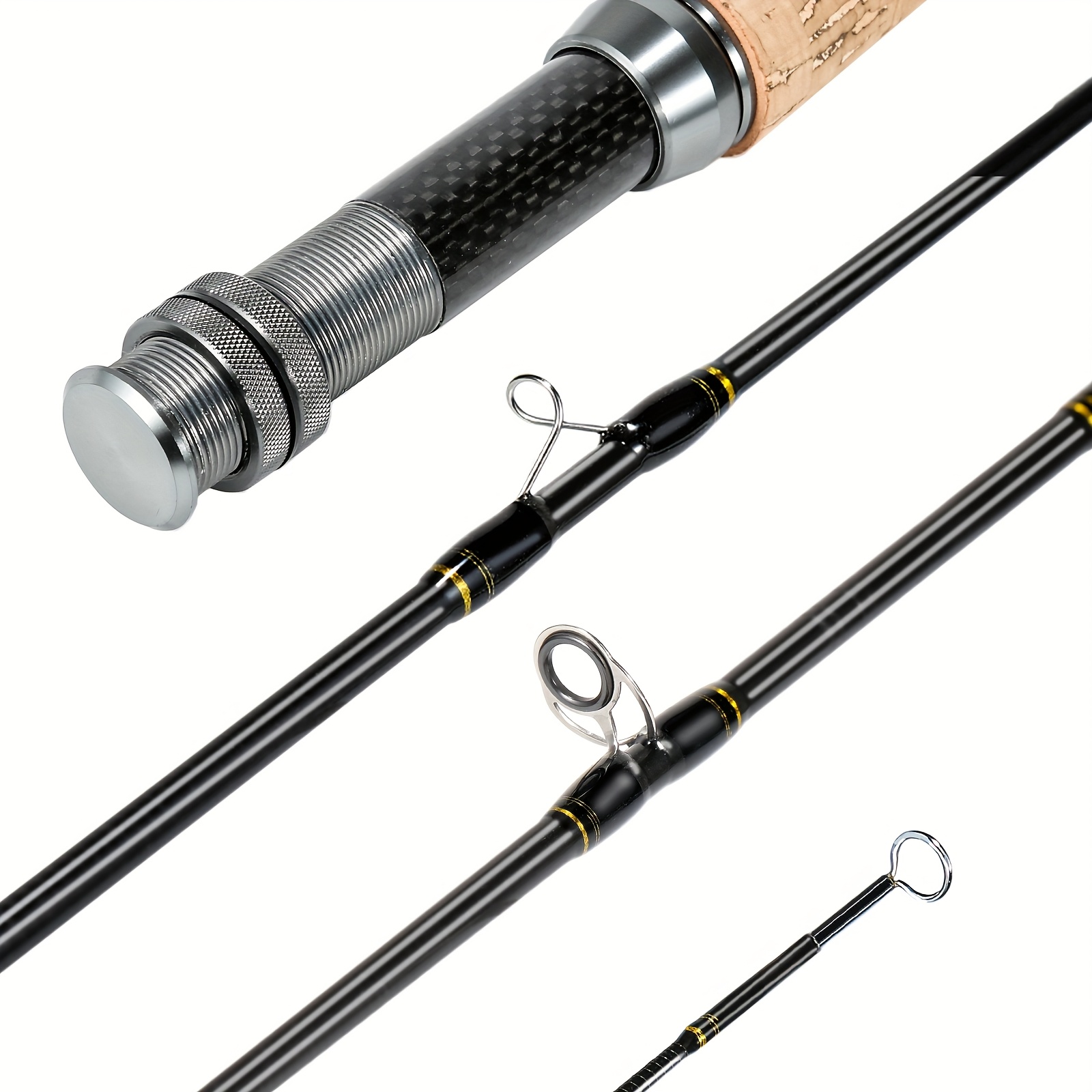 ugly stik 9 foot crappie rod Carbon 8' Spinning Light Featuring Ugly Tech construction Models:JW-BW-150FGC [Full Butt Grip] TSUNAMI BARRIER II INSHORE EOY20