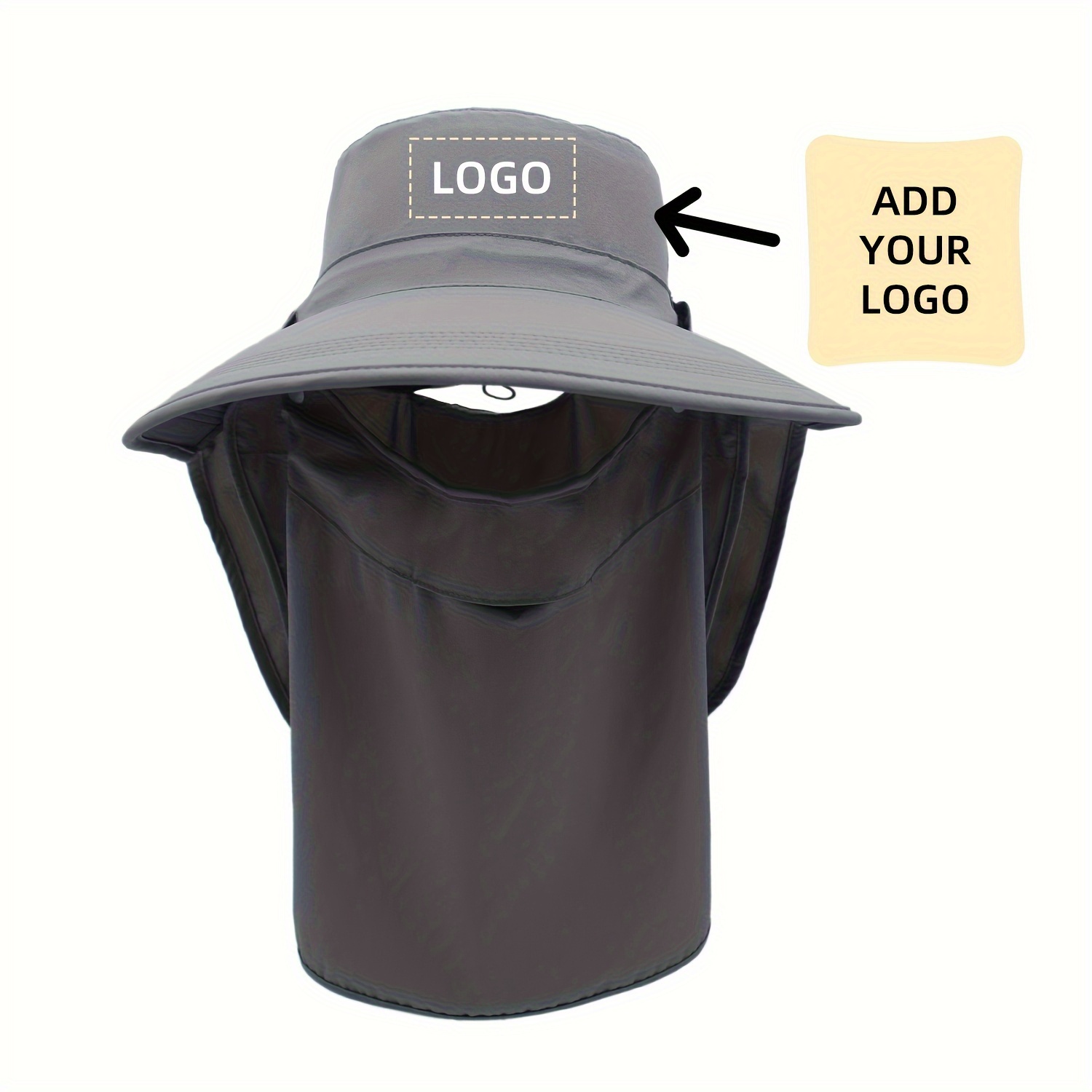 Personalized Uv Protection Sun Hat Wide Brim Bucket Hat Neck - Temu United  Kingdom