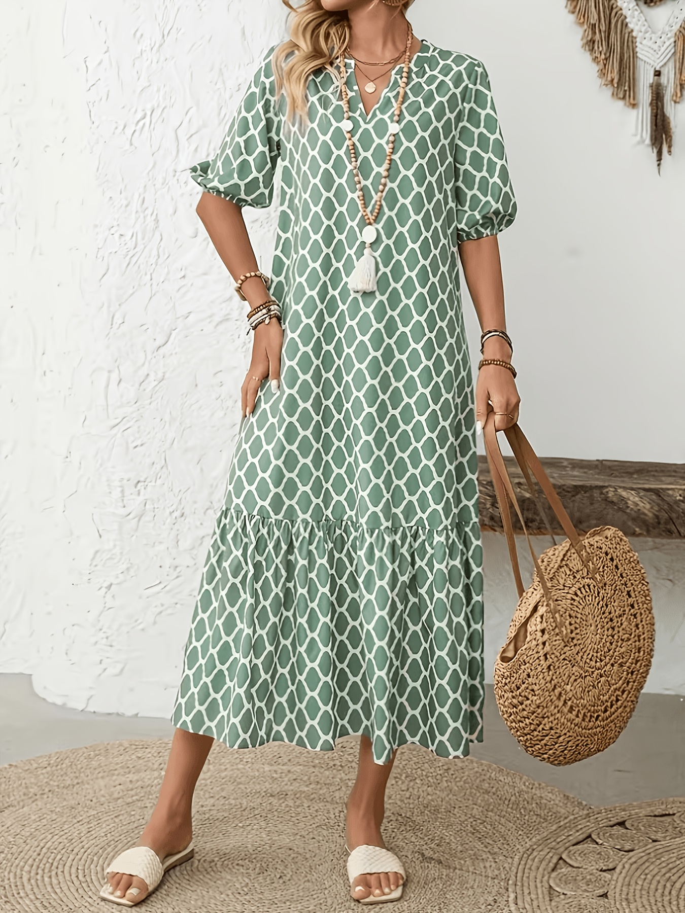 silk stylish kaftan dress design NicoBlu Regina Belted in Precious Malachite XS How to Line a 53.5 long 5.19.26promo Color:Navy Ivoryry