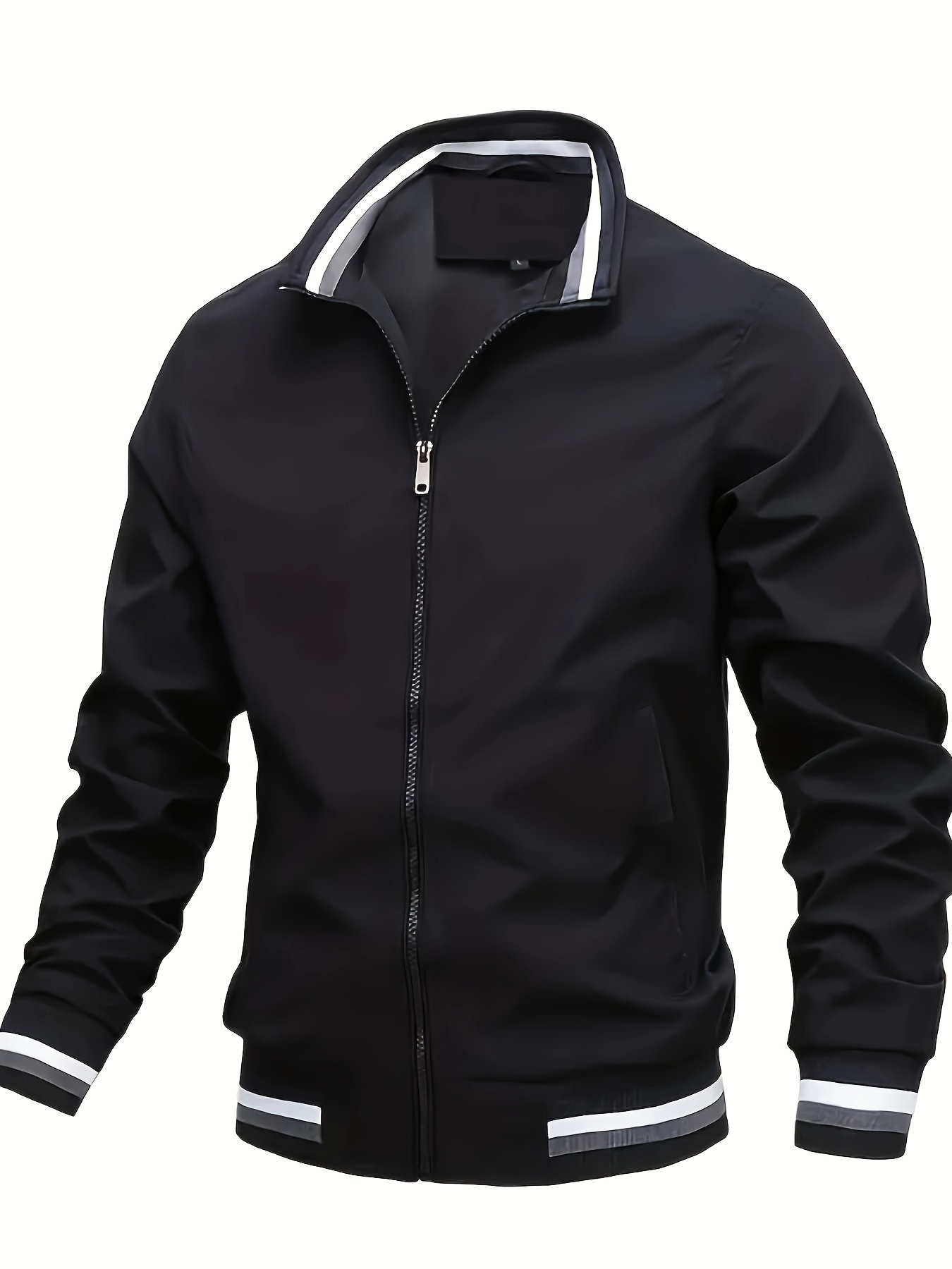 Bomber Varsity Jacke, Herren Casual Baseball Jacke Mantel Regular Fit College Hipster Windbreaker Für Frühling Herbst