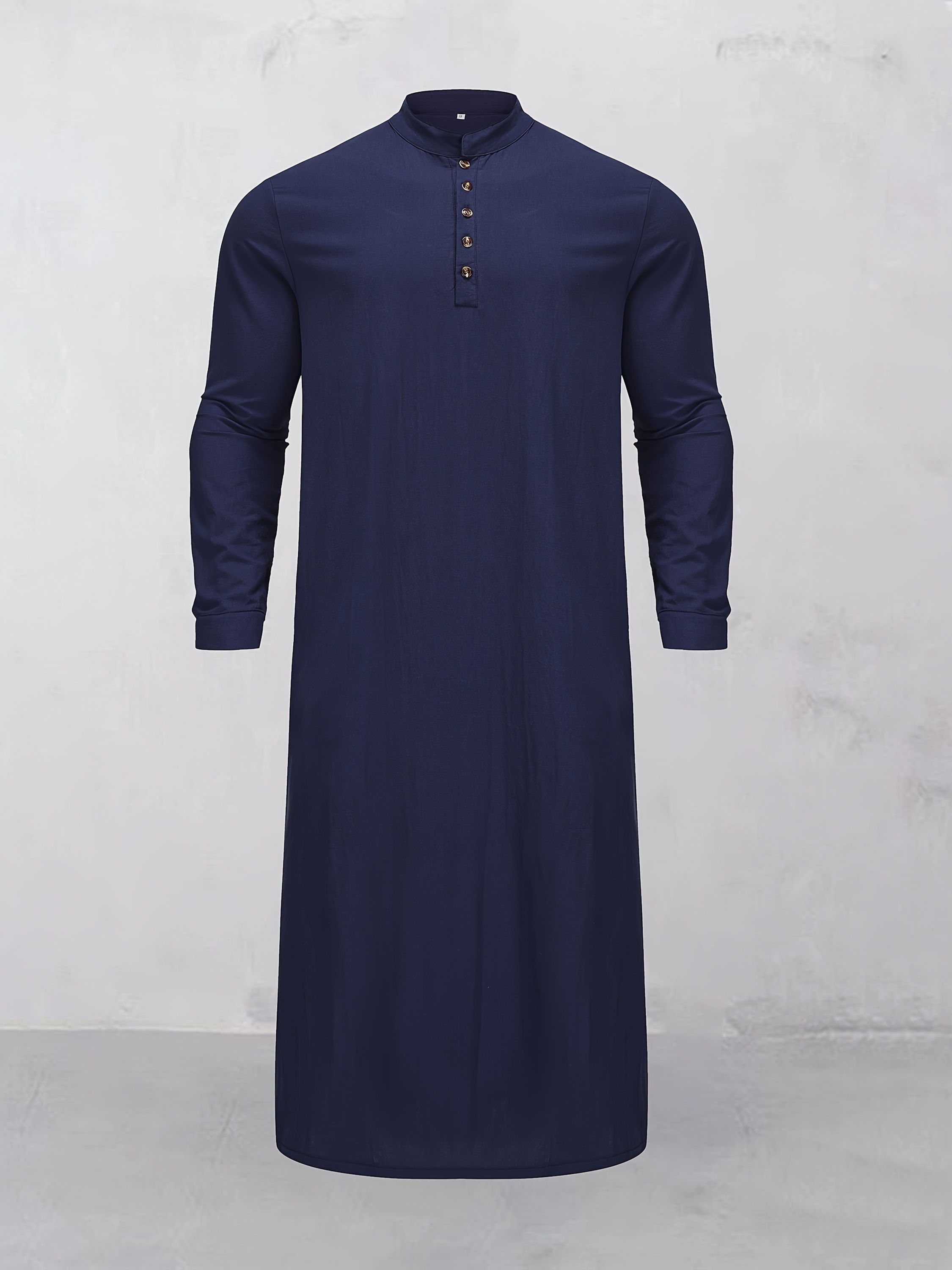 2025 *'S Arabic Thobe | Summer Lightweight Stand Collar Traditional Dubai  Attire | Muslim Prayer Gar*t Long Dress for Middle Eastern *
