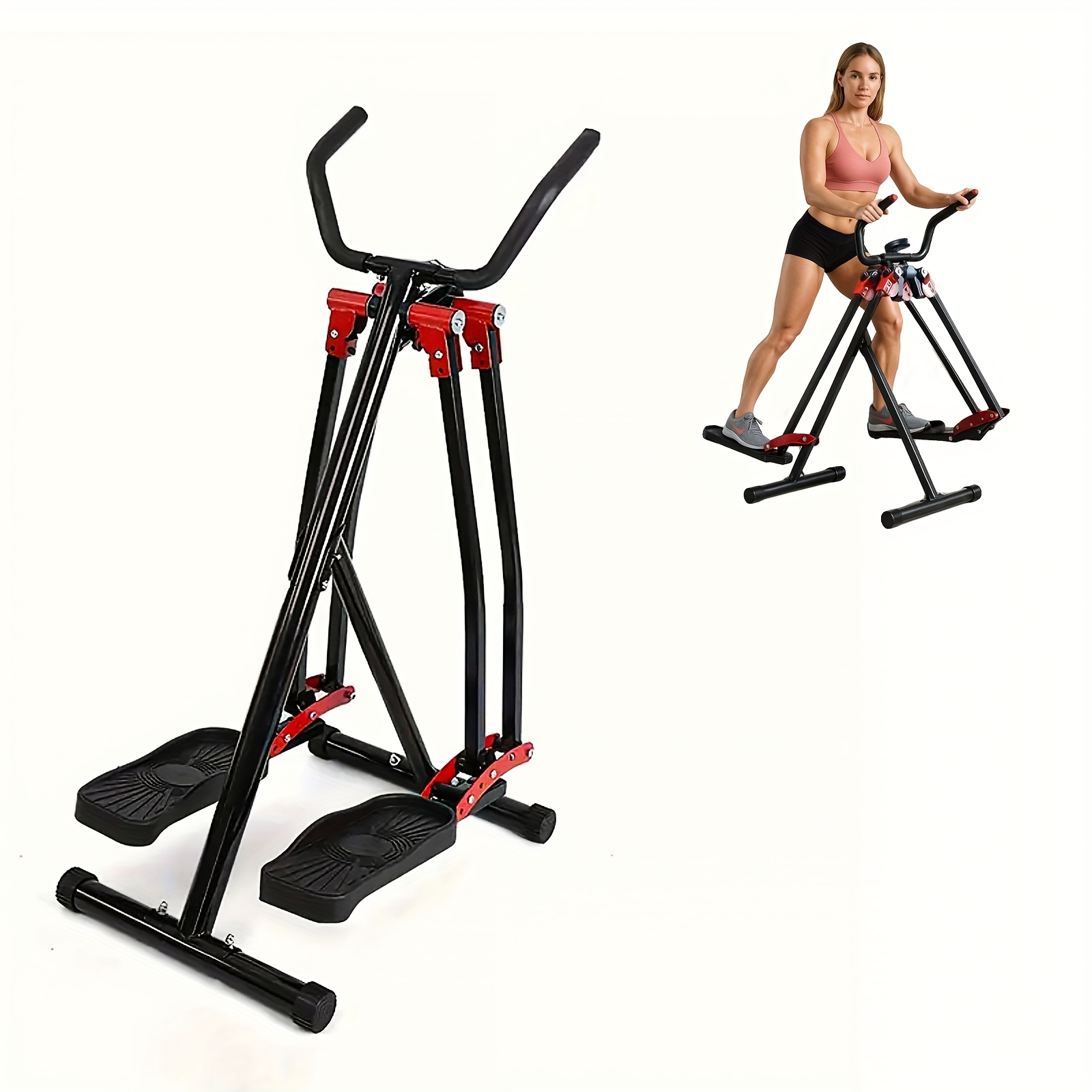 Air Elliptical Trainer Machine: Portable and foldable design with premium  Strengthens core muscles and delivers effective indoor