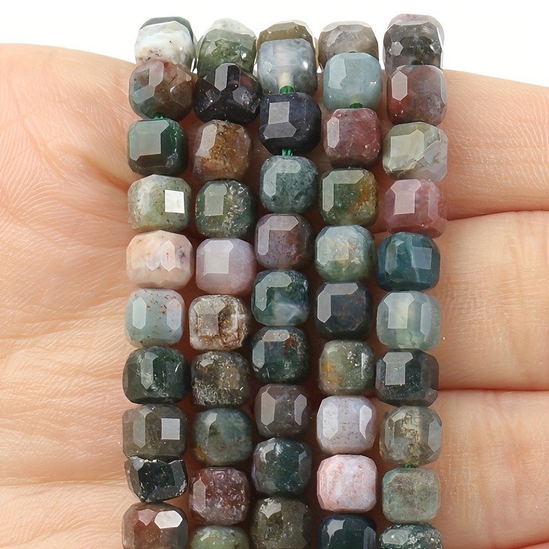 

61pcs Premium 5mm Agate Beads - Natural Stone Spacer Beads For Making, Bracelets & Necklaces