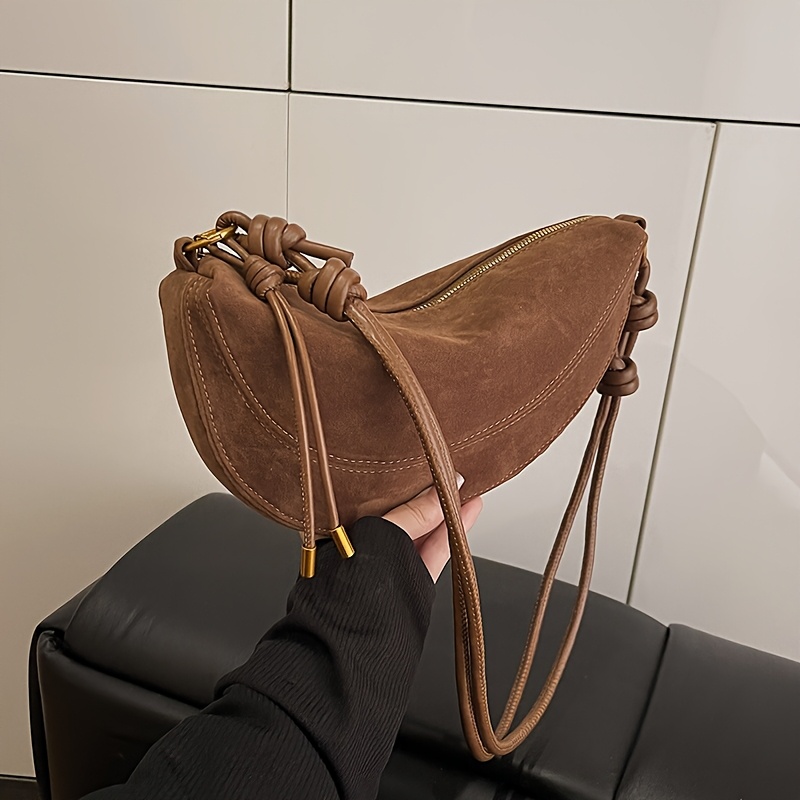 Image of New Stylish Retro Dumpling Bag, Fashionable Women's Crossbody Bag Shoulder Bag, Suitable For Going Out Shopping, Fashionable And Versatile, Multi-functional Portable Wallet Mobile Phone Bag