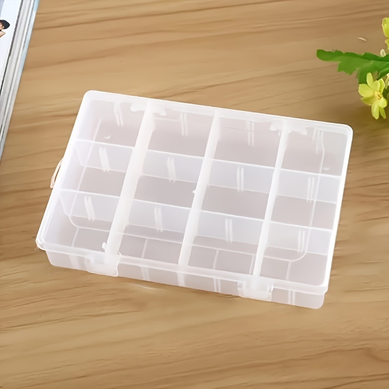 TEMU Jewelry Organizer 12 Removable Compartments, Plastic Storage Box For , , Necklaces, And - Art Supplies, , Diy Beading, Jewelry Display & Packaging