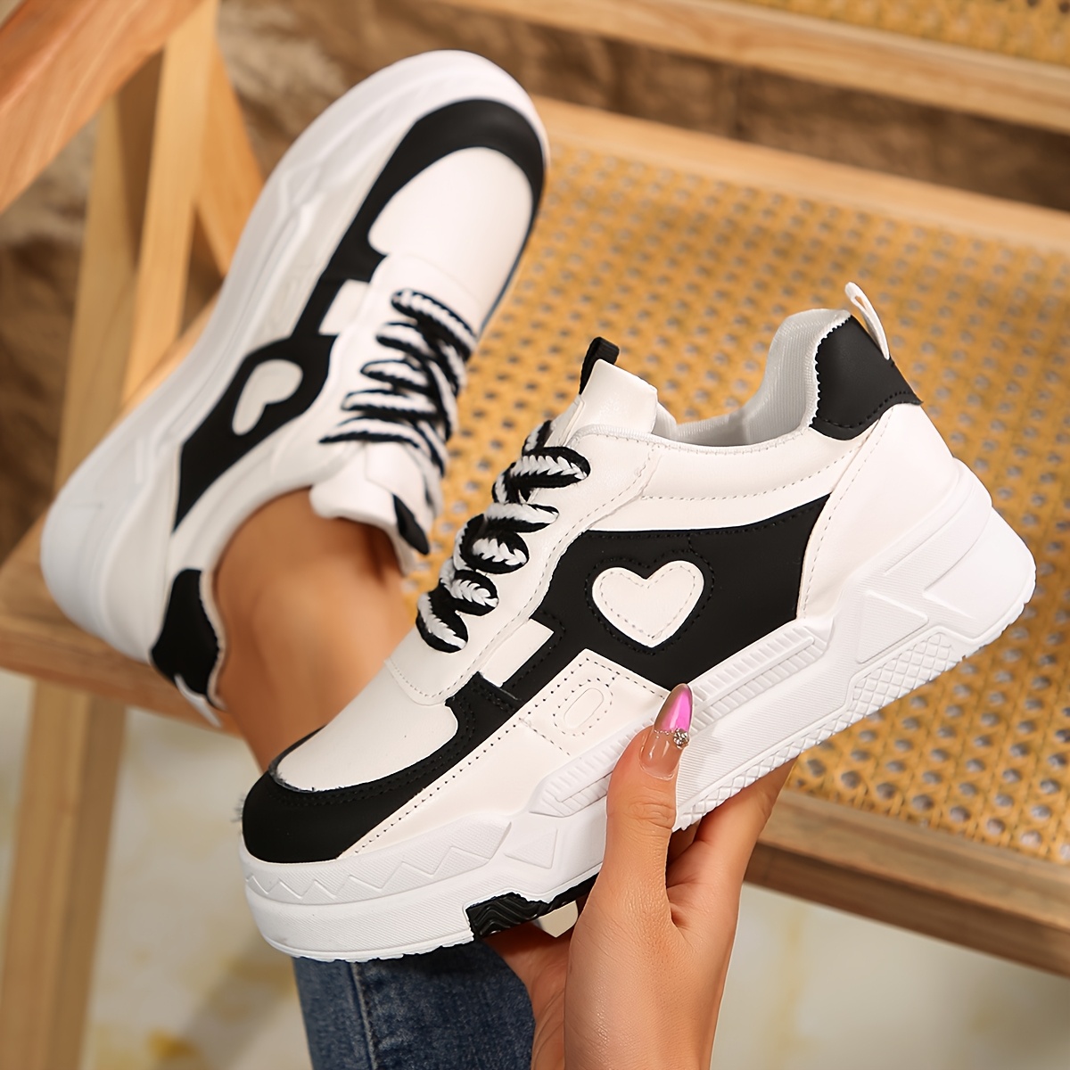 Zapatos Deportivos Tenis De Plataforma Para Mujer Amazon Par