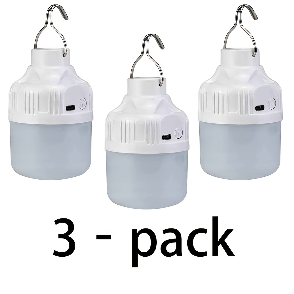 TEMU Lampe de charge USB, lumière tamisée basse tension, ampoule LED, d', avec clignotement d' SOS