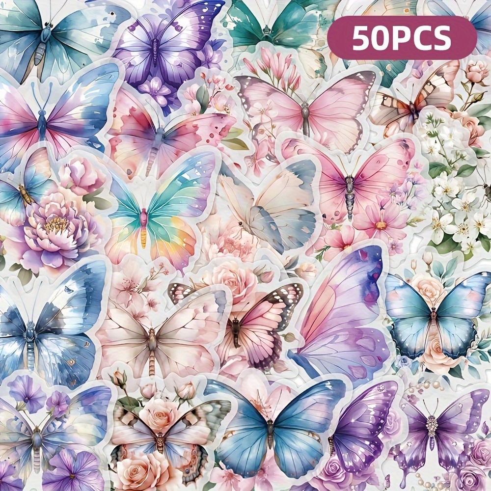 50 Stickers For Decorating Laptops, Planners, Phone Cases, Guitars, And Skateboards