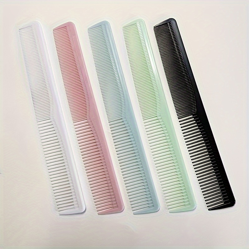 

5- Mixed Set: - -tooth Two-end Comb, , -static, For Styling, Abs Plastic