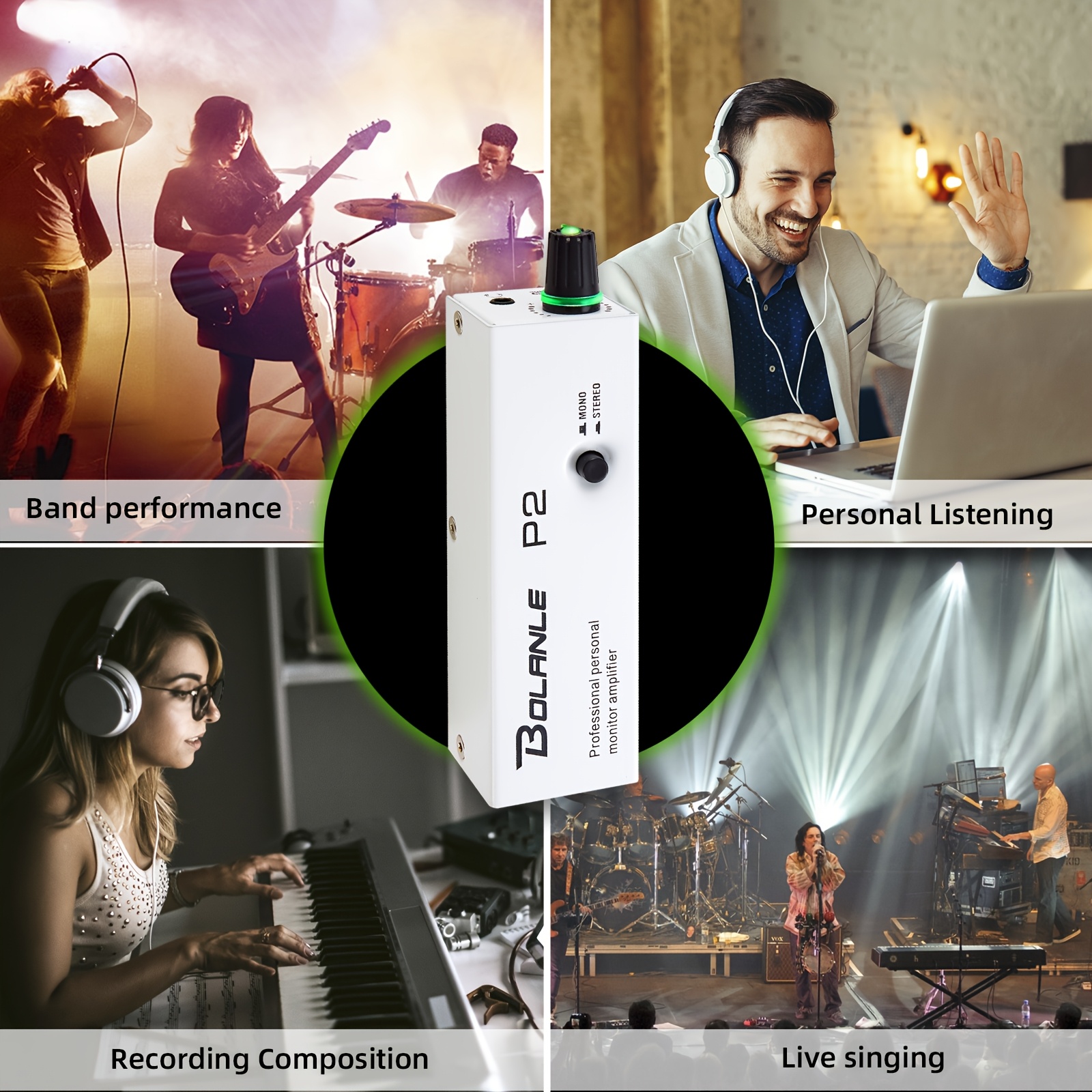 p2 portable in ear monitor amplifier xlr trs Temu Spain