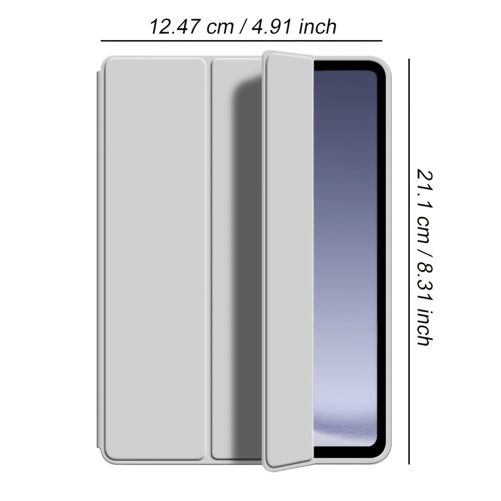 capa para for samsung a11/a9 de 8.7 polegadas 2025/2023, capa protetora líquida, absorção de   e     na pele, suporte de   dobras, um presente de qualidade que   praticidade e estética, adequada para presentes para 266pcs festivais em   Detalhes do produto 1