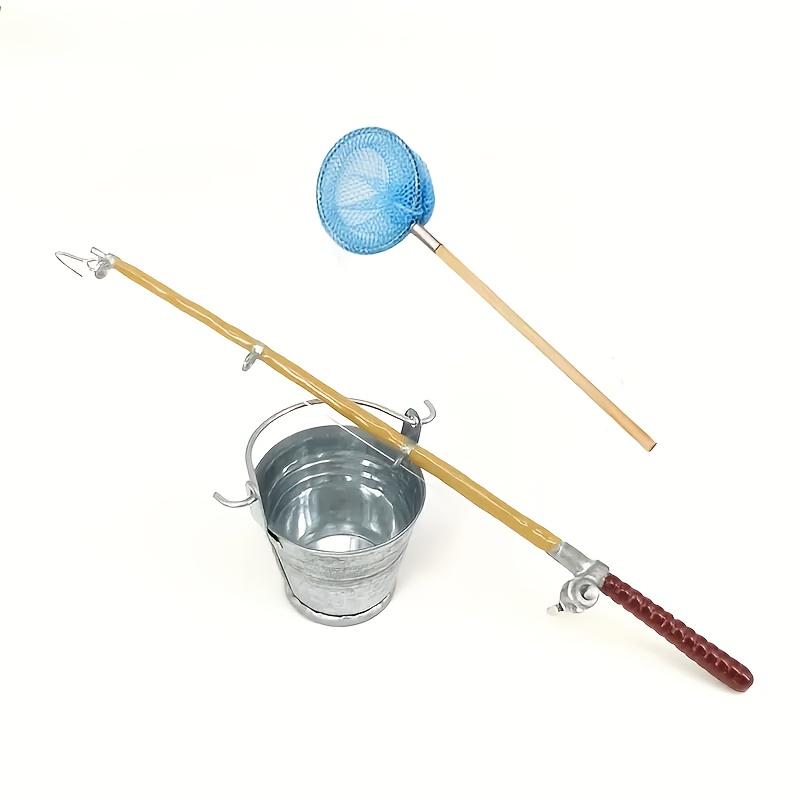 3pcs creative fishing set 12 scale miniature - Temu