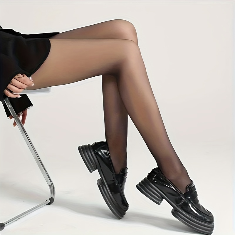 1/3 Pairs Ultra-thin Sheer Tights, High Waist Comfortable Pantyhose, Women's Stockings & Hosiery