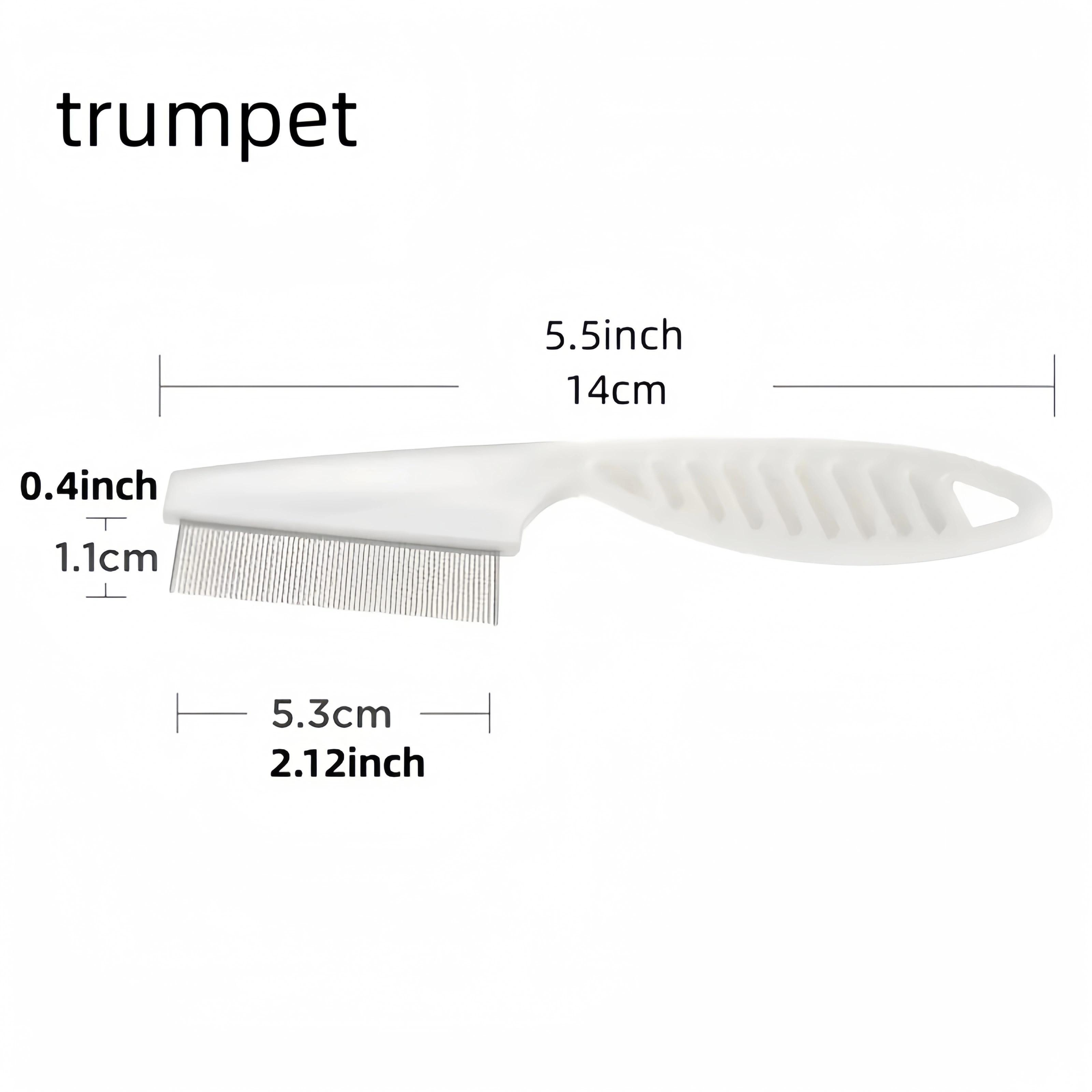 Flea Comb For Cat Dog, 4 PCS Flea Removal Lice Combs Fine Tooth Comb Grooming Set Remove Float Hair Tear Marks Tick Removal Tool