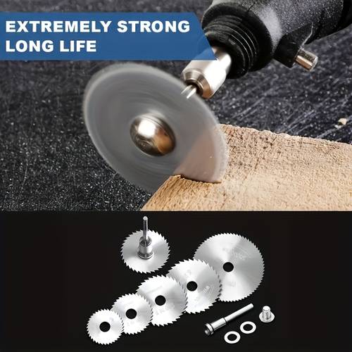 high cutting blade set for drills and rotary tools heavy duty saw blades compatible with drill presses rotary machines ideal for wood copper aluminum cutting