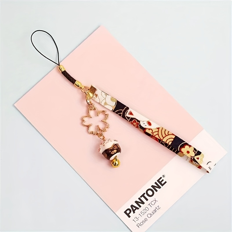 Image of Mobile Phone Charm With A , Cherry Phone Chain, Usb Pendant, And Hanging Strap
