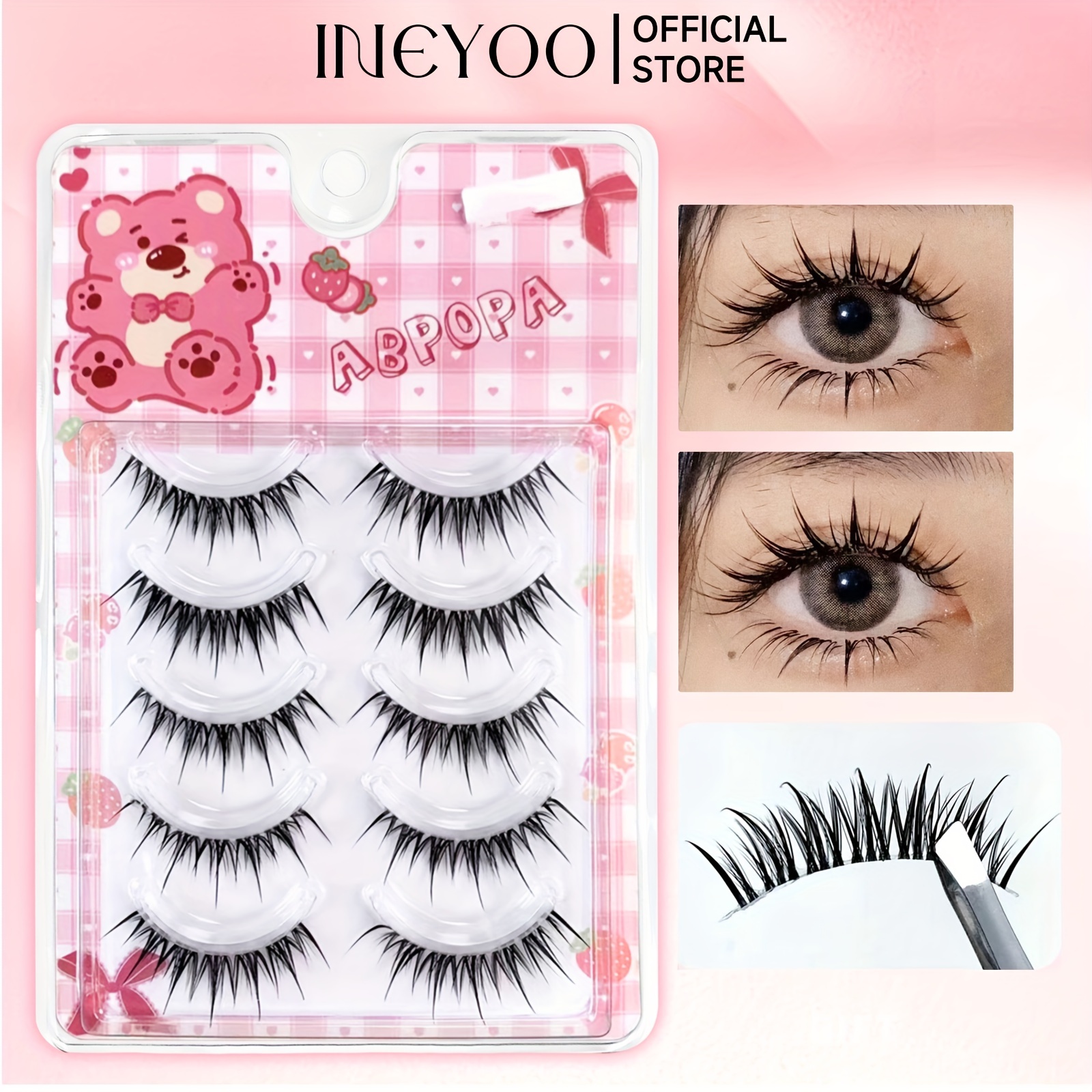 

Abpopa Multiple False Eyelashes Set - Doll, , , , Styles, , Mixed Lengths 6-15mm, -0.07mm, -adhesive, Reusable For & Christmas Eye Makeup