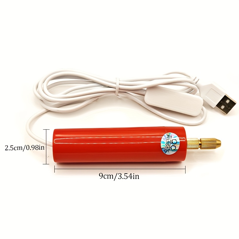 precise   compact red mini usb drill set for       portable with multiple attachments and accessories ideal for crafting detailed designs jewelry making supplies Product details 3