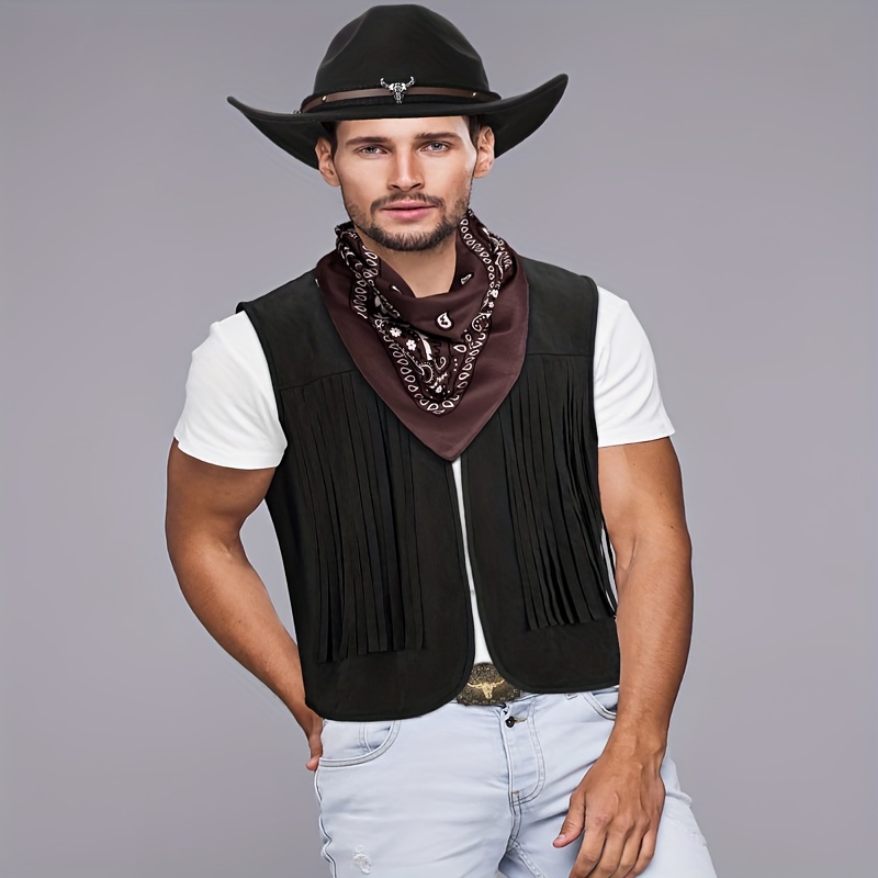 piece set mens western cowboy hat bull design belt Temu Nigeria