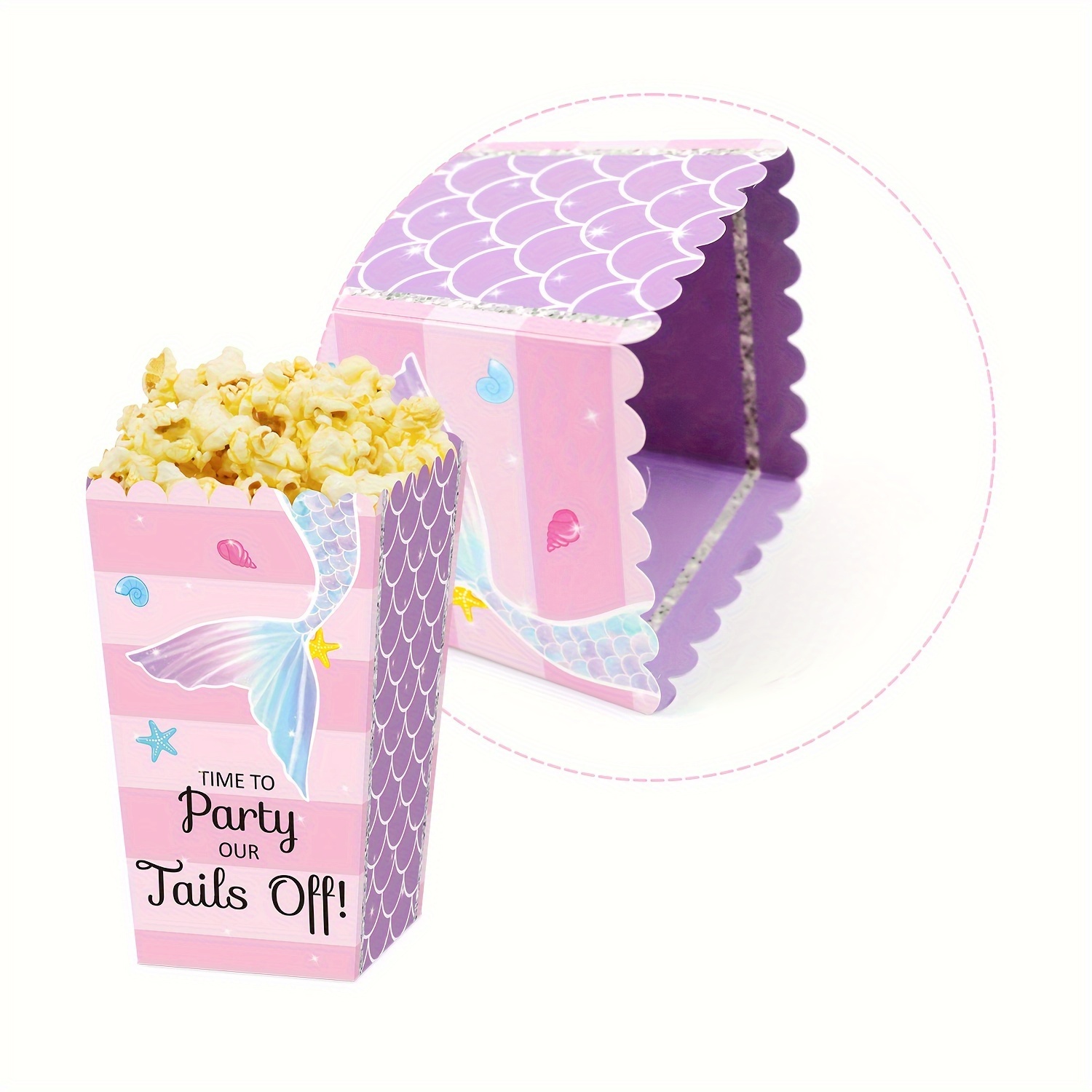 Fun Express - Mini cajas de palomitas de maíz 1st Sailor (24 piezas) para  cumpleaños - Suministros para fiestas - Contenedores y cajas - Cajas de