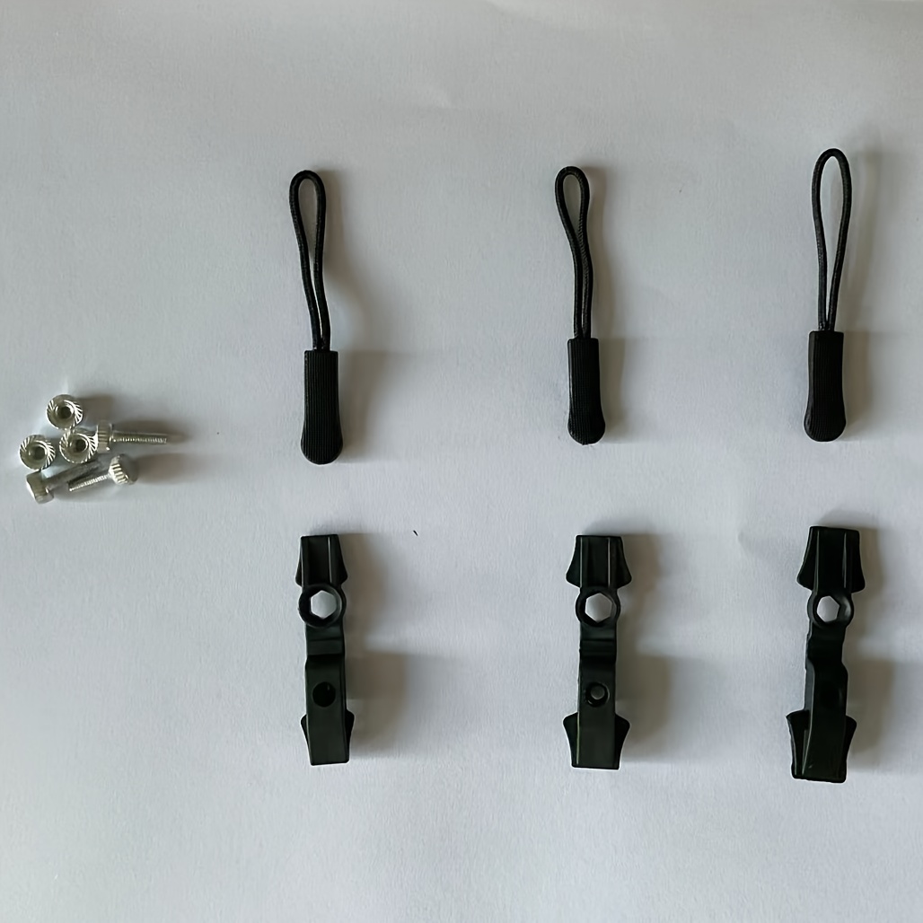 3pcs Zipper Repair Kit For Instant Zipper Fixes, No Sewing Required, Suitable For Jackets, Luggage, Bags - Durable Replacement Zipper Sliders With Easy-to-install Tools