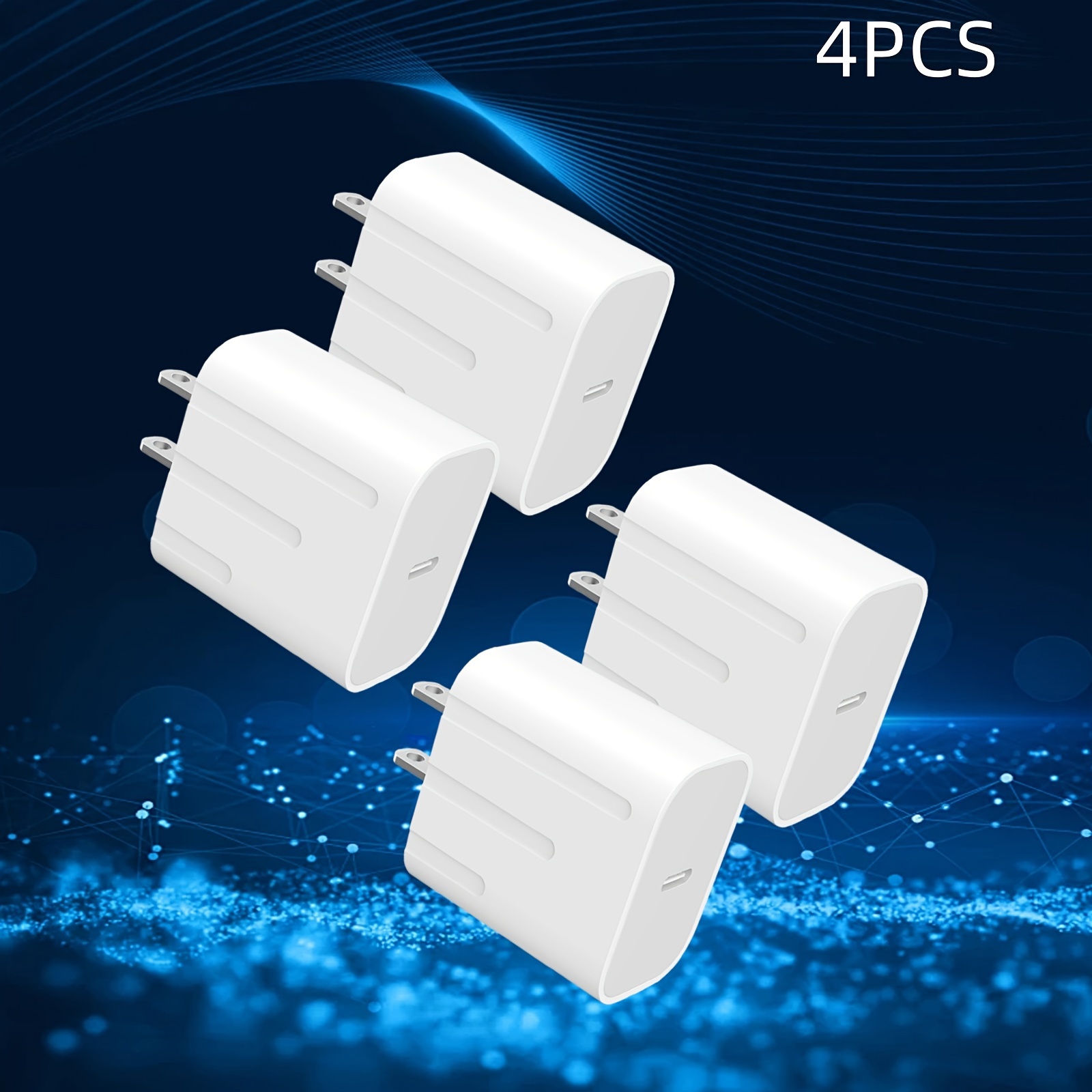 

4pcs For Iphone Charger Charging Ipad Charger Usb C Wall Charger Fast Charging