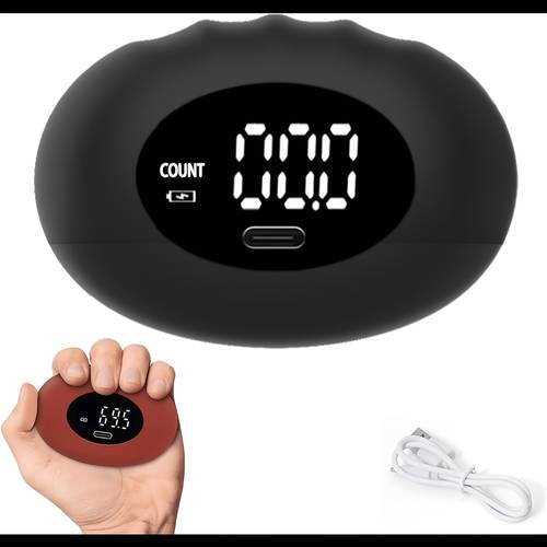 396lb rechargeable digital hand grip strength tester dynamometer set for strength training grip measurement device for athletes gift for adults