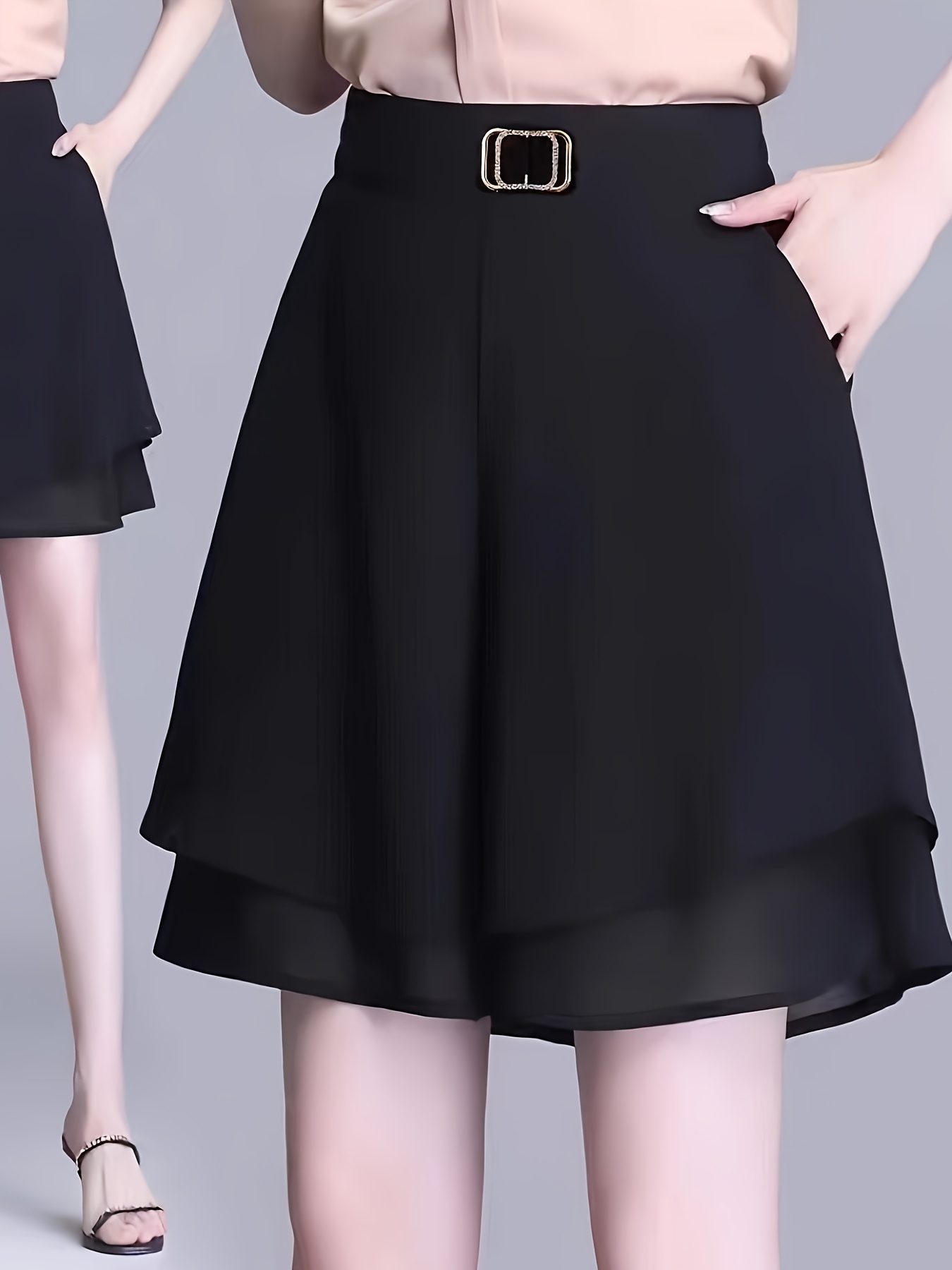 YUTHENTIC ♥ Skirt Layered Shorts /追跡付 61CBu1bz2kL._UY1000_.jpg