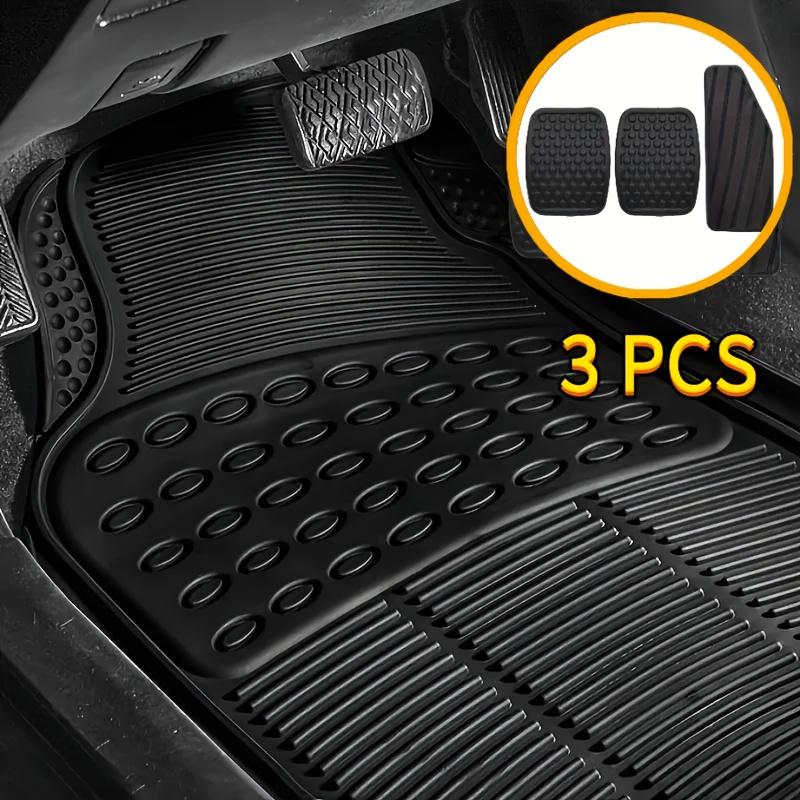 TEMU 3pcs Set, Car Brake Pedal Accelerator Pedal Rubber Pad Cover, Durable Synthetic Rubber, Canvas Texture, Suitable For Swift , For Matiz