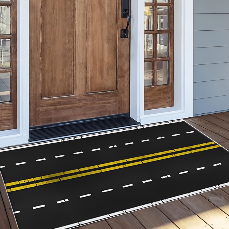 TEMU Tapis Long 1 pièce Motif d'Aéroport, Convient aux Couloirs et Allées à Fort Trafic, Convient aux Couloirs, Cuisines, Buanderies, Salons,