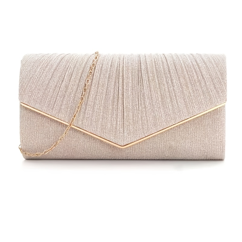 TEMU Women's Evening Clutch Bag Manufacturer, Handbag For Evening Wear, Women's Crossbody Backpack With Round Bottom And V-shaped , Solid Color