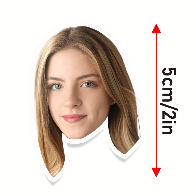 E-shop Personalisierte Gesichtsfoto-Aufkleber – Individuelle Deko für Hochzeiten, Junggesellinnenabschiede & Geburtstagsfeiern – Papiermaterial, Kein