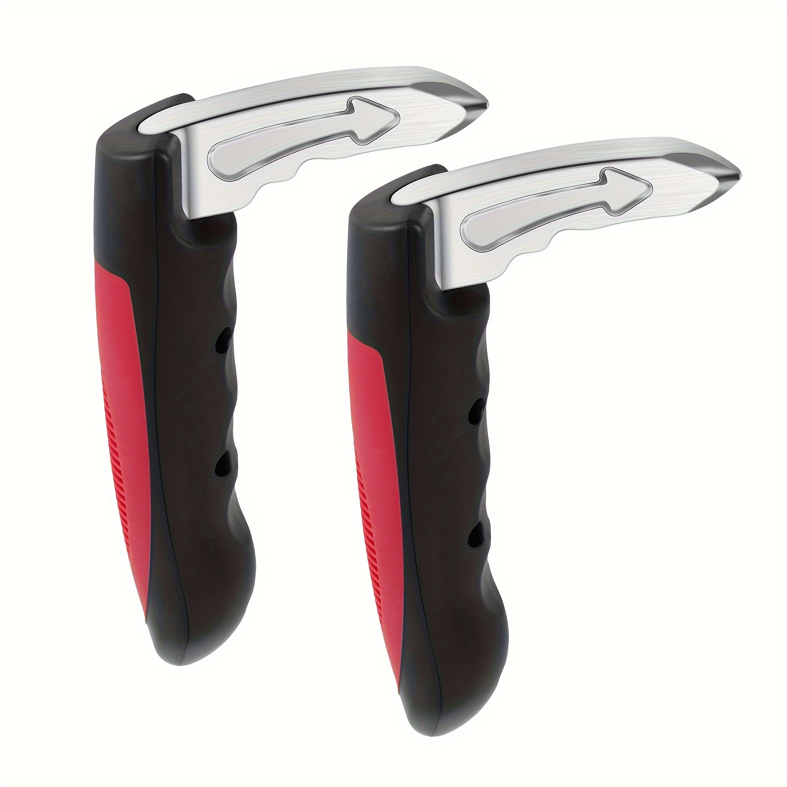 

2pcs Car Door Assist Handle, 2 In 1 Multifunction Vehicle Support Handles, Window Breaker For Elderly And Car Emergency