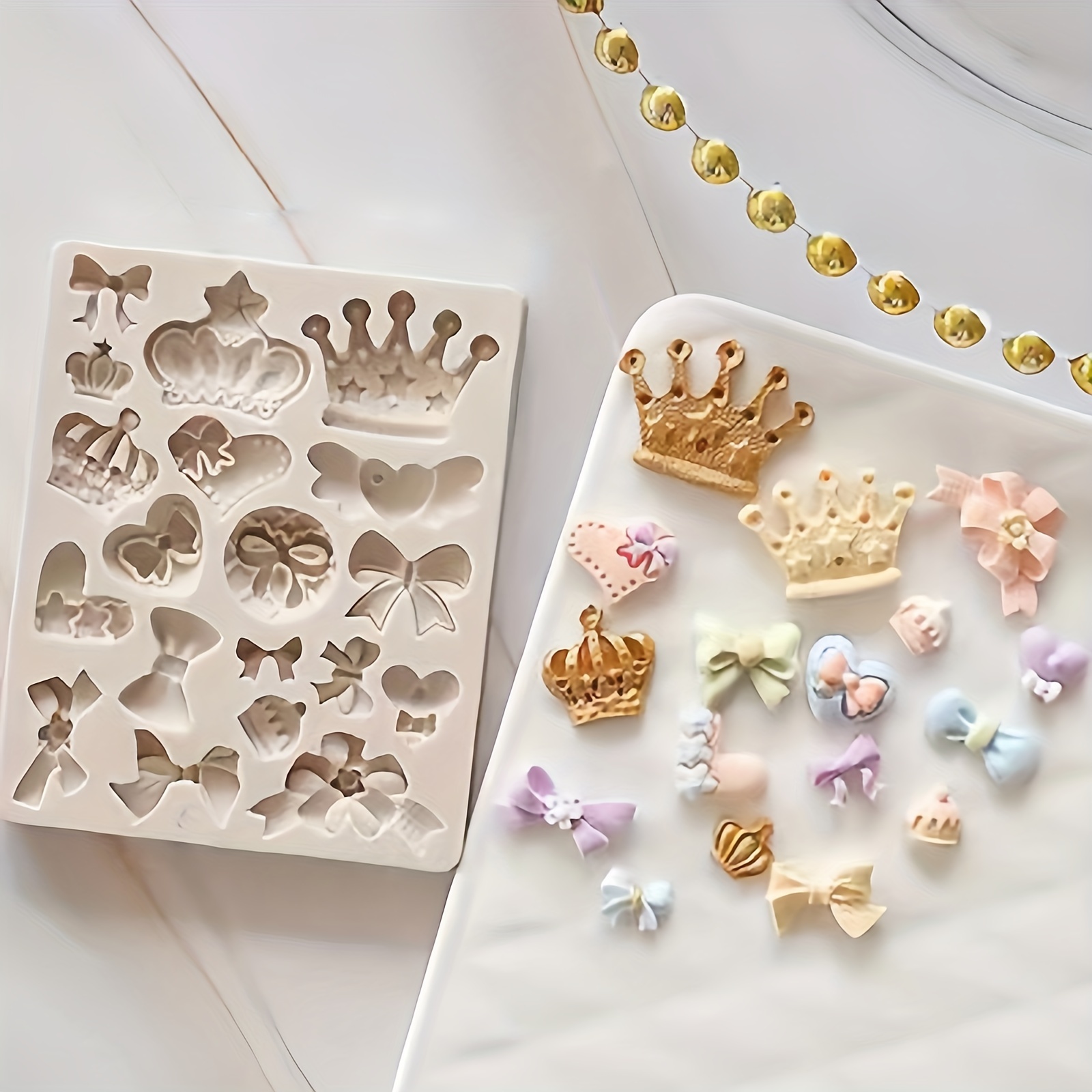 

1pc Design Diy Soft Clay Mold Decoration Silicone Mold
