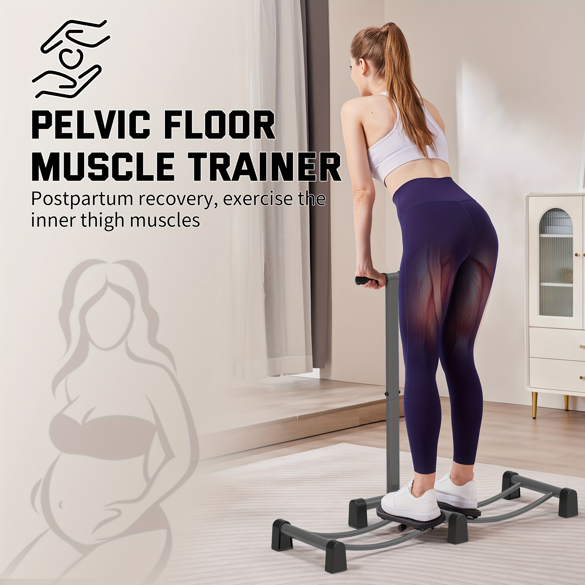 Pelvic Floor Tva Squeeze Exercise Slim Inner Thigh Floor Exercises