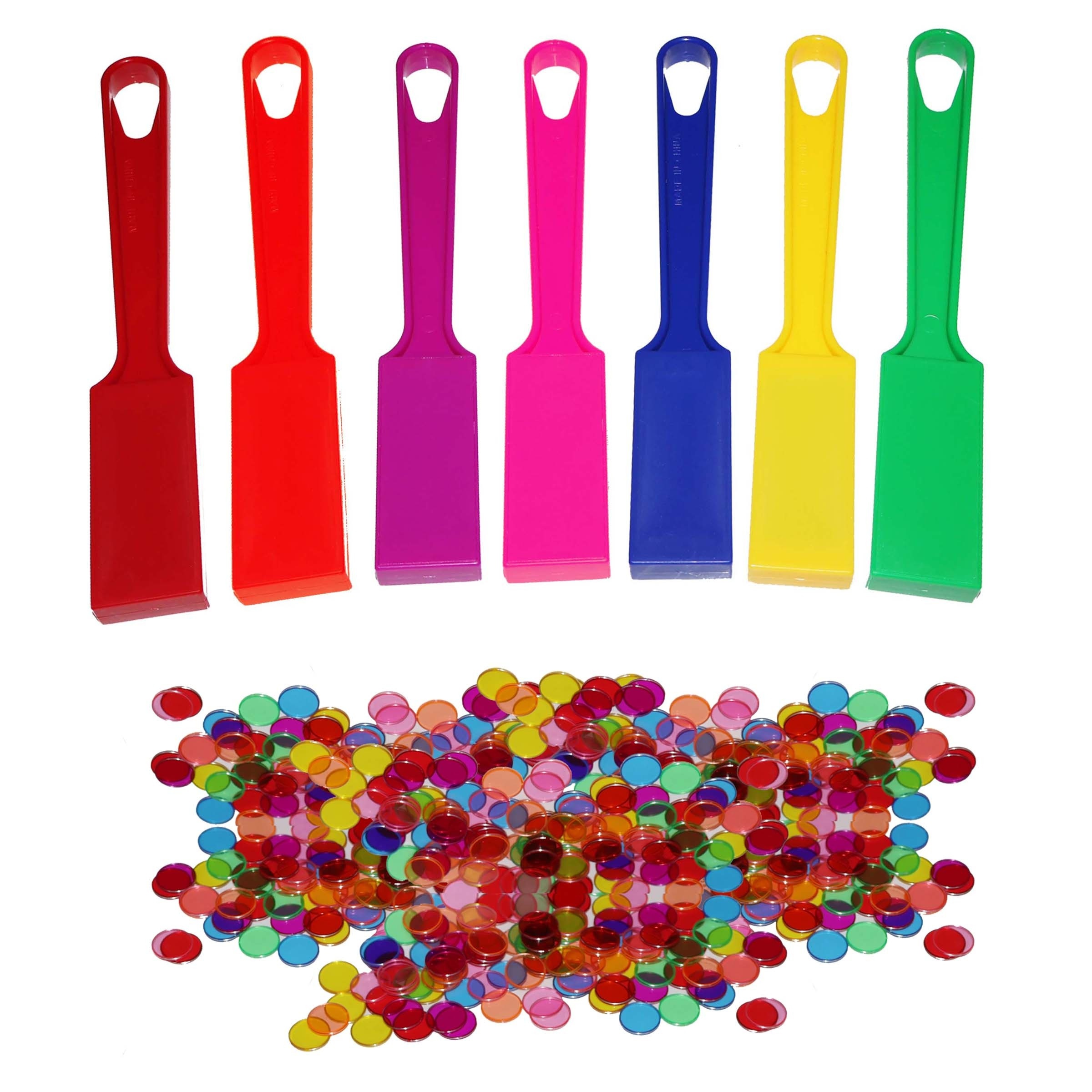 

7 Pcs Magnetic Rods Set, Pcs Discs (color Random) Magnetic Bingo Wands For Large Group Games, Family , Sensory d Boxes, Counting And Sorting, Science And Educational Activities