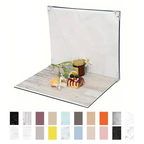 16 3x11 1 inch photo backdrop board kit 10pcs double sided matte non reflective high quality background paper for jewelry photography props