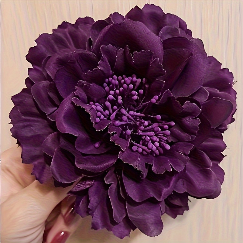 

Boho-chic Deep Purple Brooch Pin For Women - , Accessory