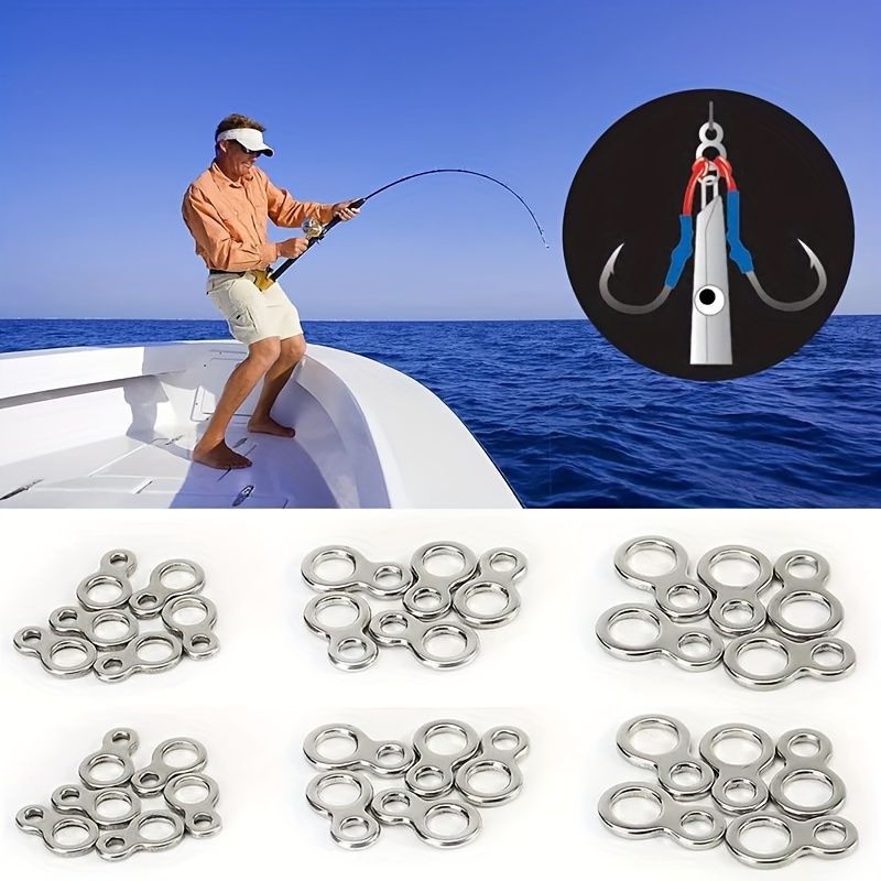 Fishing Stainless Steel Pear shaped Solid Rings Saltwater - Temu