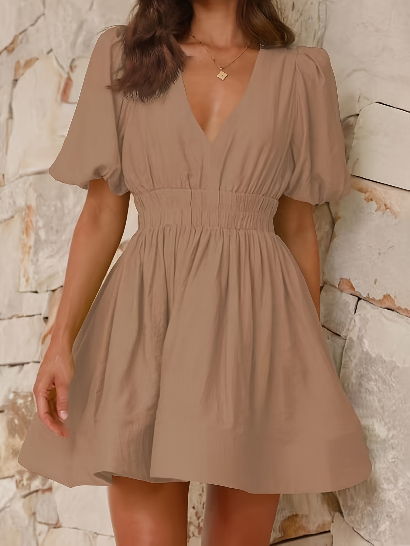 plain dresses for women sold on Temu United States