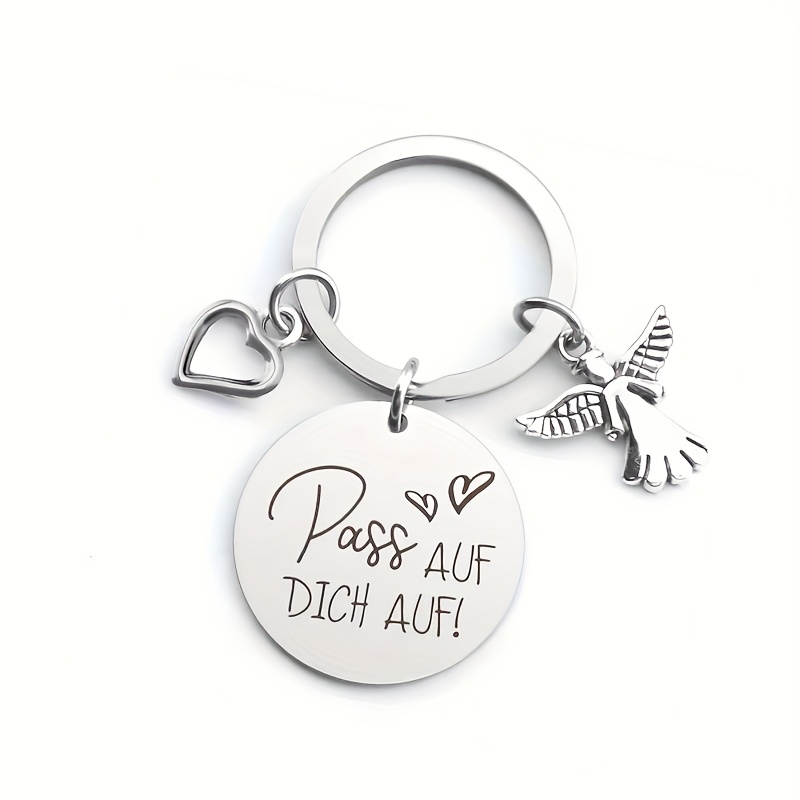 Guardian Keychain - Stainless Steel - Birthday Gift For Him Or Her - Fun Holiday Gift - This Keychain Expresses For Him Or Her.,halloween,christmas